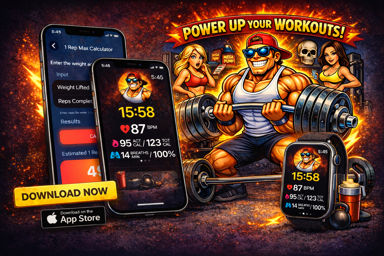 Johnny Pump Iron hero artwork